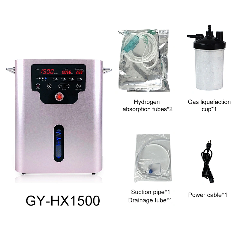 Inhalation H2 Cube Hydrogen Generator 300ml 600ml 900ml Gas Oxyhydrogen Inhalation Machine