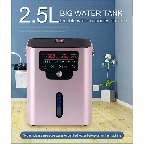 High Purity Hydrogen Oxygen Generator Inhalation Oxyhydrogen Therapy Machine For Health Care